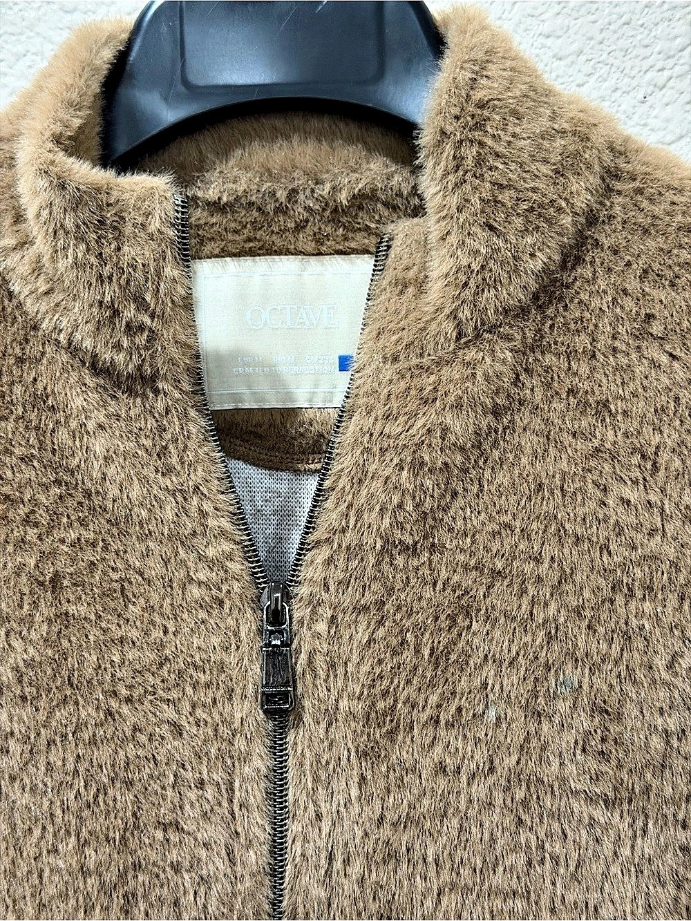 OCTAVE CMS92 Teddy Jacket in Brown Size Medium Like New